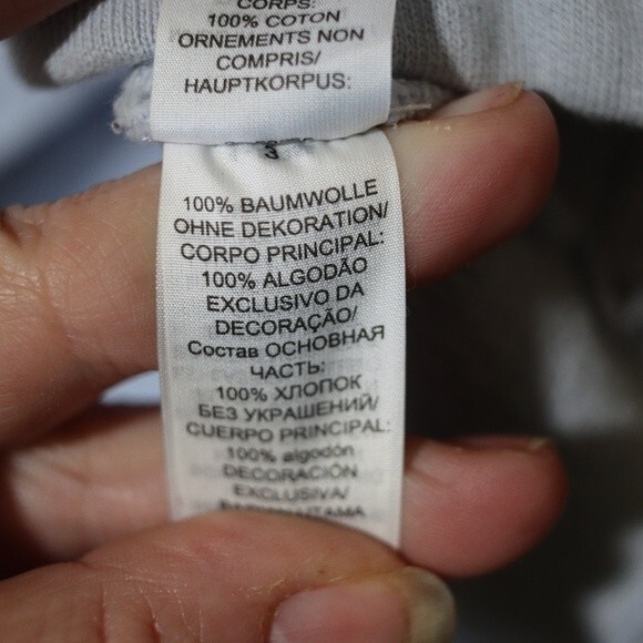 Tory Burch Tory Sport Small Blue Oversized Pullover Hoodie V-Logo Cotton - Picture 10 of 12